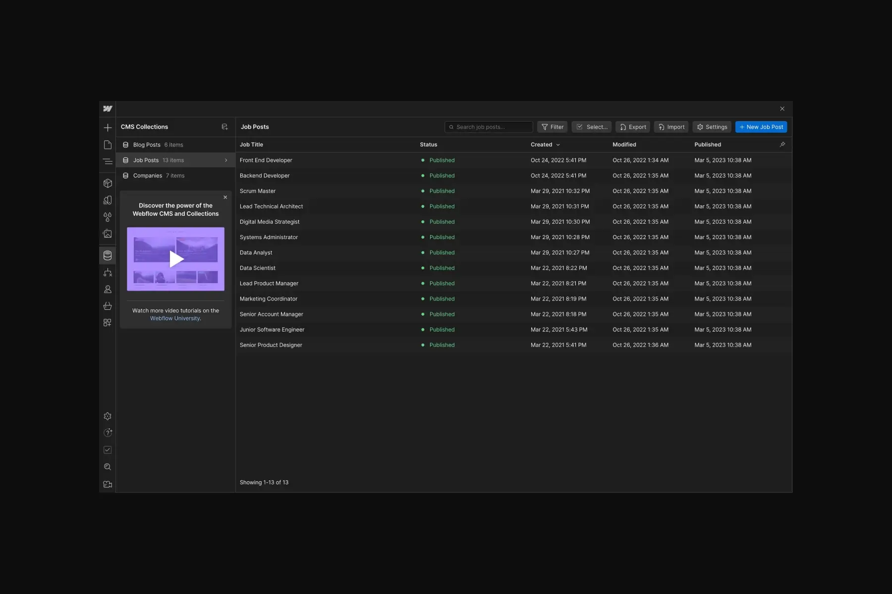 intro cms